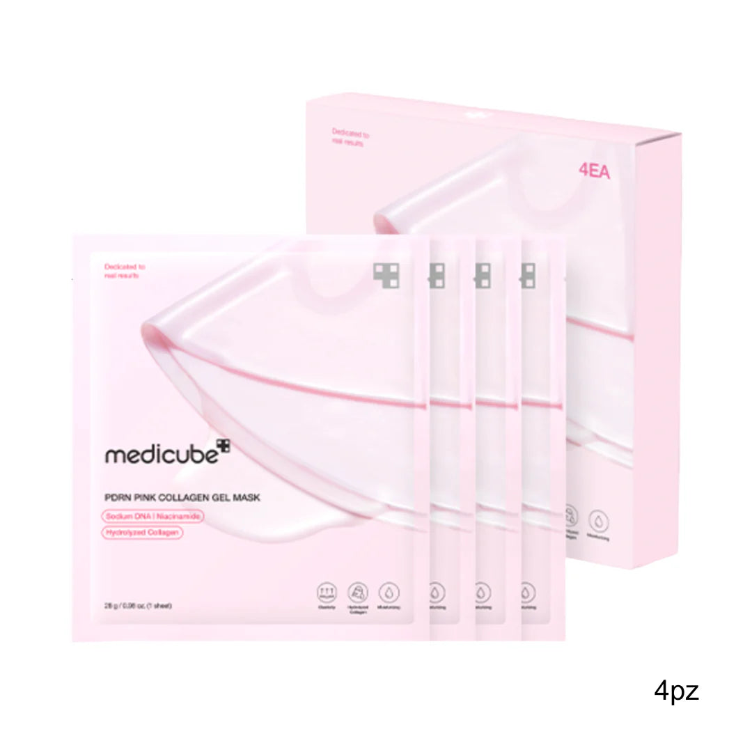 Set de Mascarillas Faciales PDRN Pink Collagen Gel Mask Set