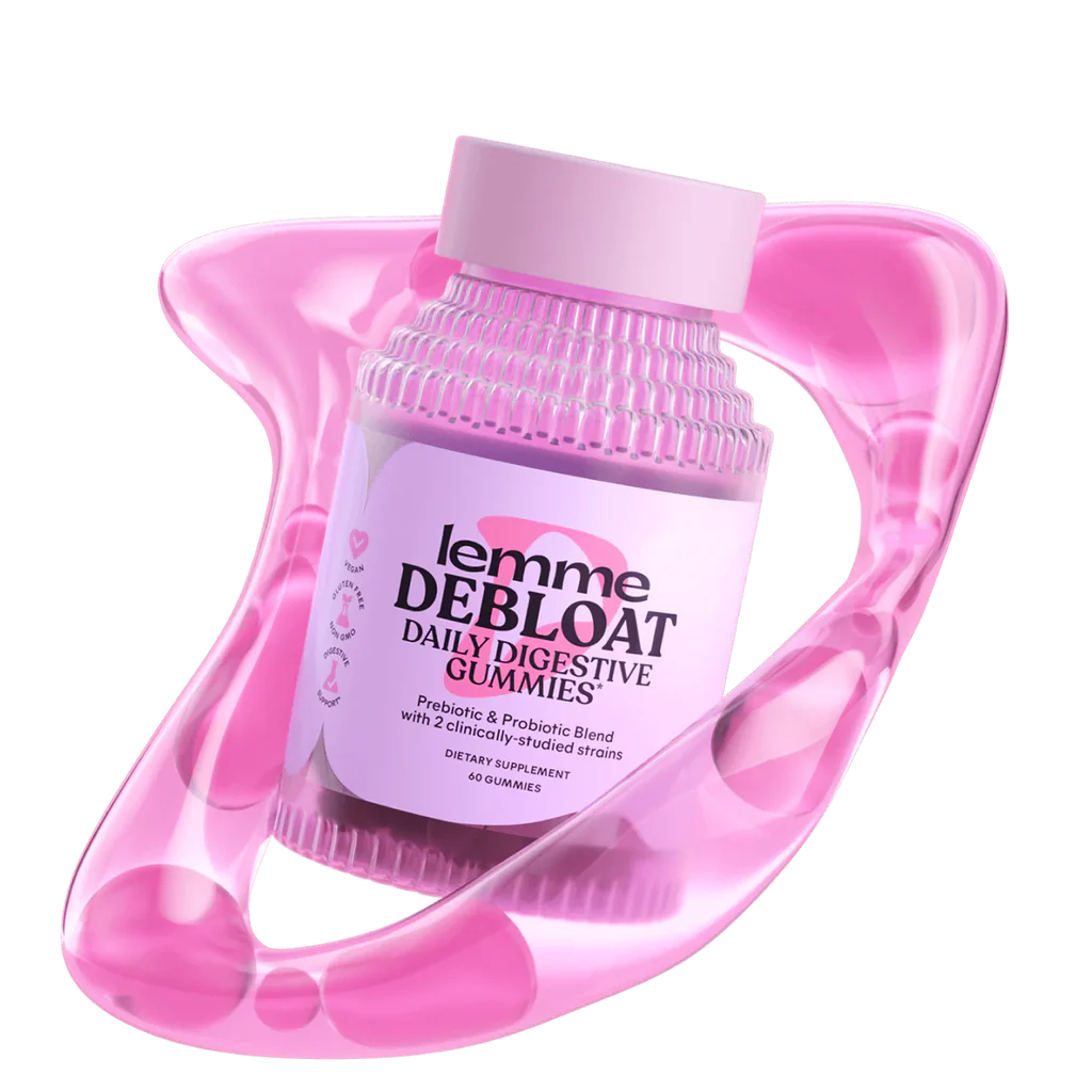Lemme Debloat Daily Digestive Probiotic Vegan Gummies - 60ct