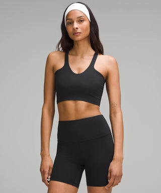 Bend This V And Racer Bra Black S/M