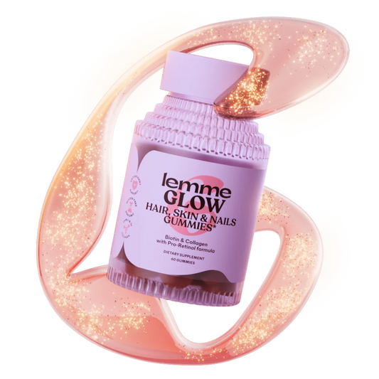 Lemme Glow Collagen Hair Skin & Nails Gummies - 60ct