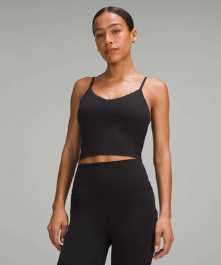 Lululemon Align Cropped Cami Tank Black - Sz 4