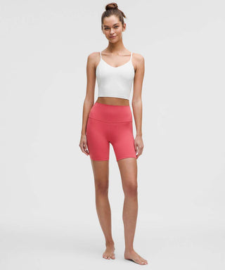 Align High- Rise Short 6" Desert Red- Sz 2