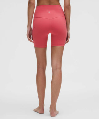 Align High- Rise Short 6" Desert Red- Sz 2