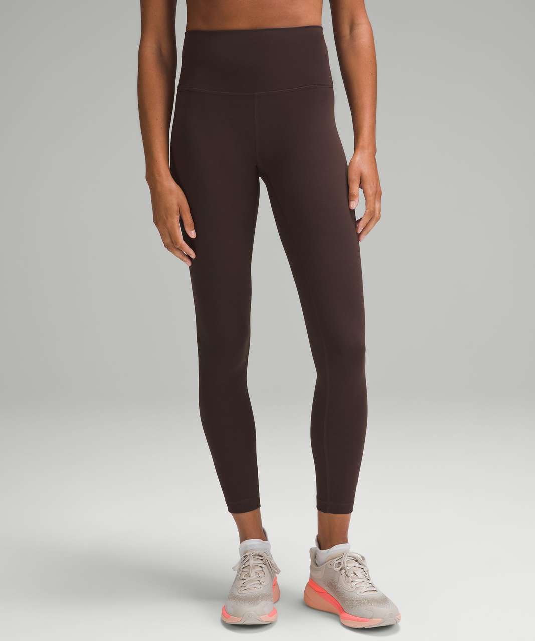 Lululemon Wunder Train High-Rise Tight 25" Espresso - Sz 4