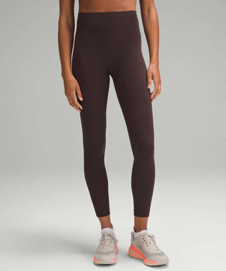 Lululemon Wunder Train High-Rise Tight 25" Espresso - Sz 4