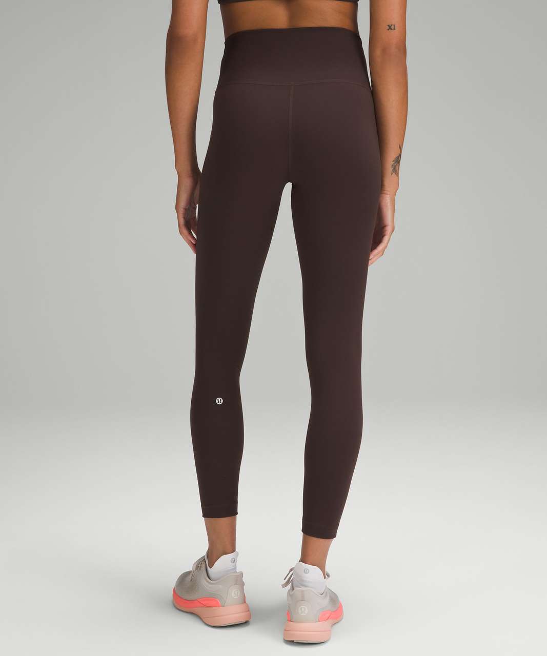 Lululemon Wunder Train High-Rise Tight 25" Espresso - Sz 4
