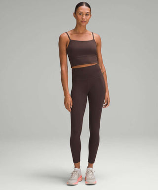 Lululemon Wunder Train High-Rise Tight 25" Espresso - Sz 4
