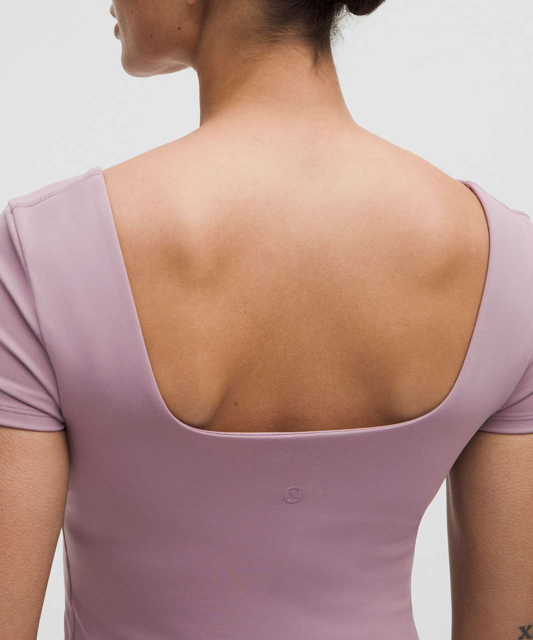 Wunder Under SmoothCover Square-Neck T - Lavander Lux Sz 6